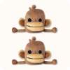Onkey Plush 2PCS