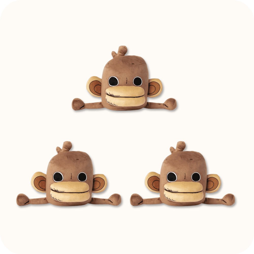 Onkey Plush 3PCS Onkey Plush 3PCS