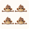 Onkey Plush 4PCS