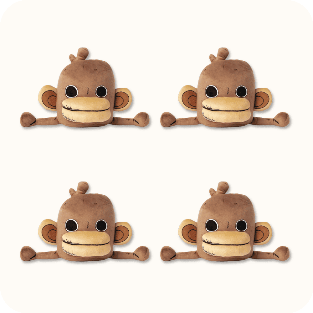 Onkey Plush 4PCS Onkey Plush 4PCS